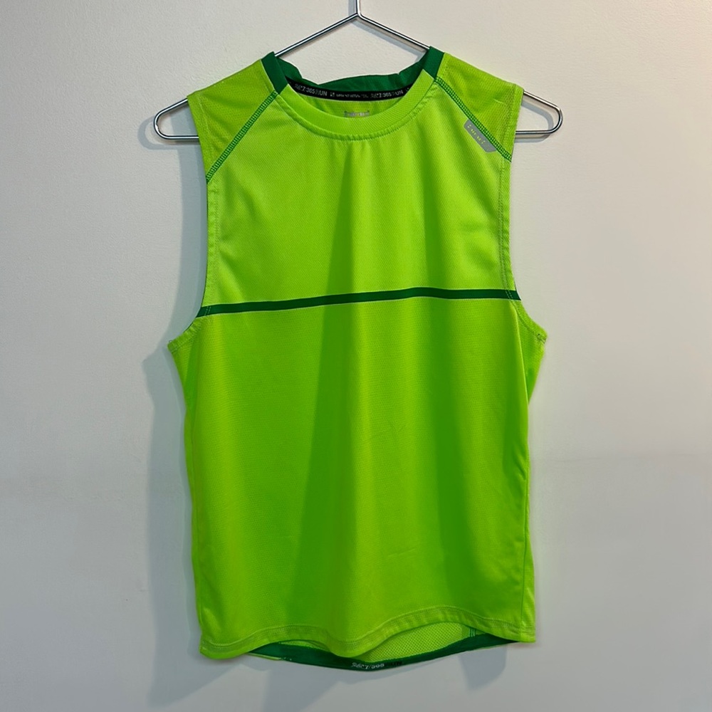 Hind brand men’s tank top size S lime green color